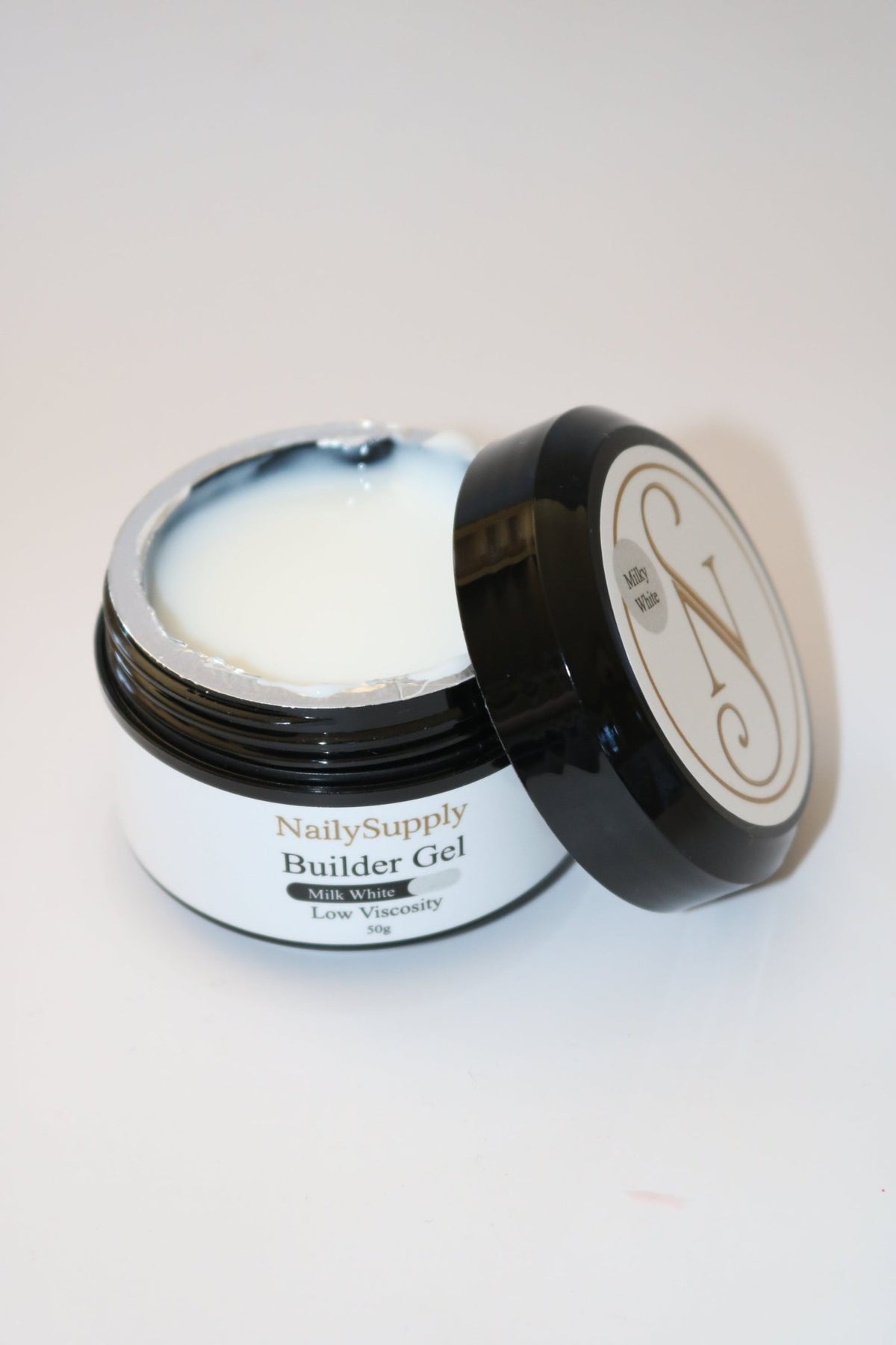 Milky White Builder Gel – produktbilde